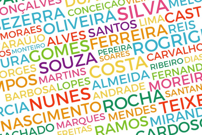 100 Most Common Brazilian Last Names Meanings • I Heart Brazil